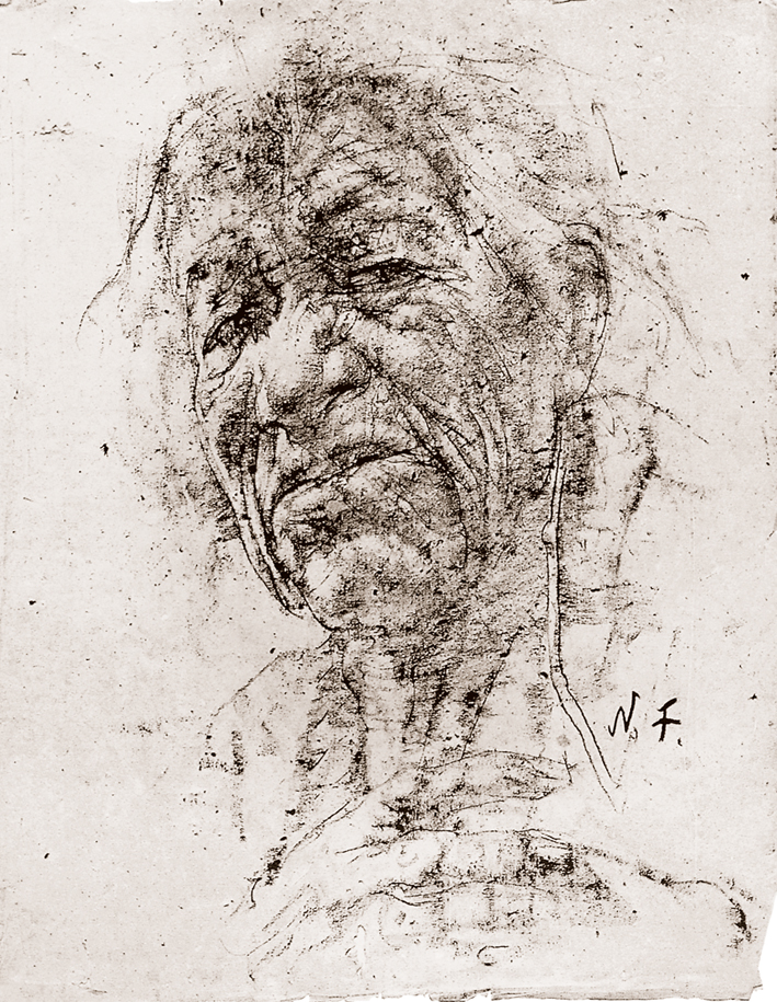  Nicolai Ivanovich Fechin —— 印第安老人